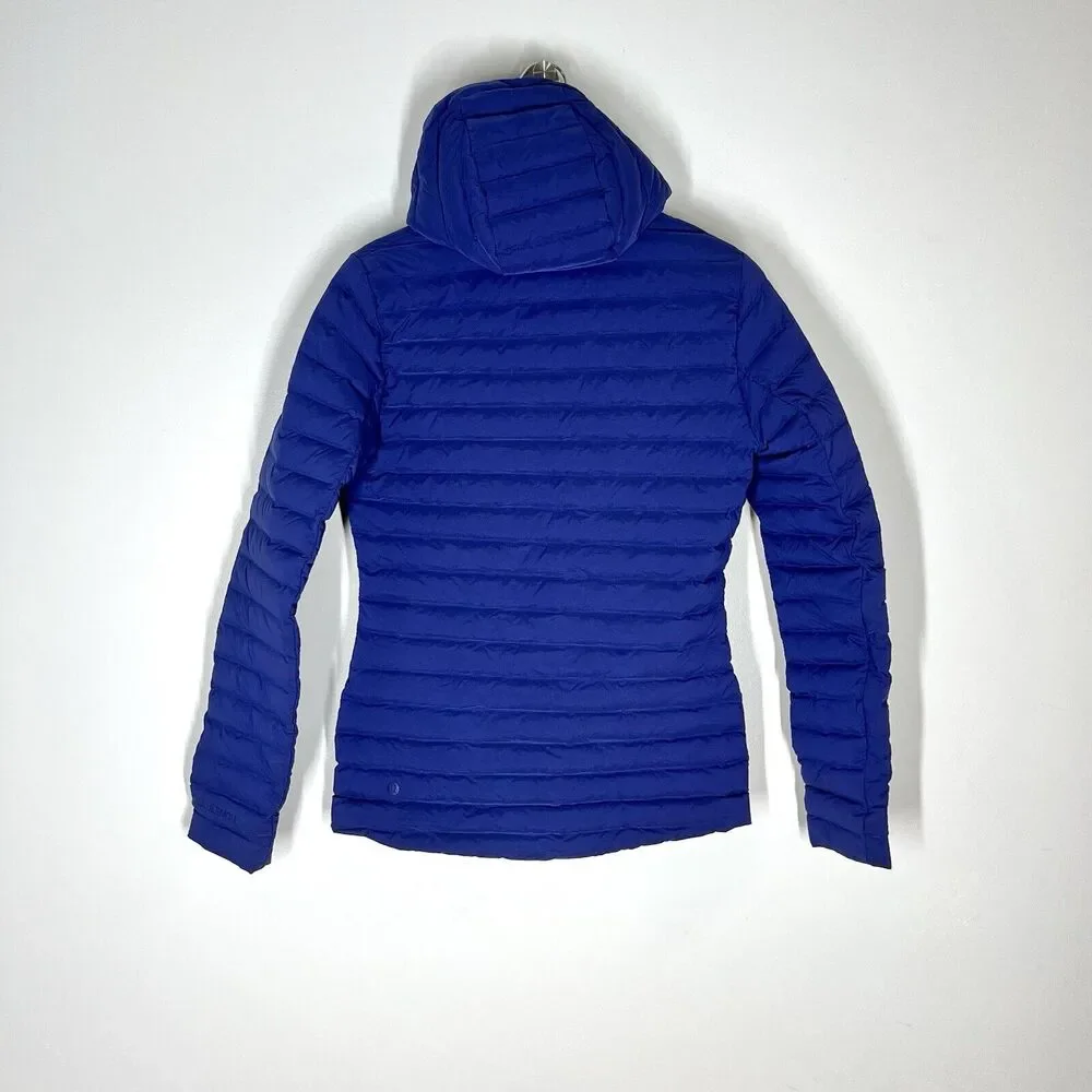 Lululemon Sz 4 Pack It Down Jacket Night Sea Blue 700 Fill Goose Down - Picture 4 of 9